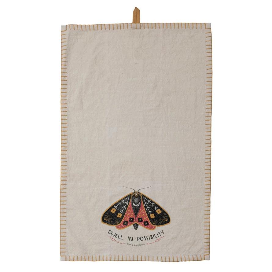 Moth Tea Towel